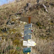 Rozcestník Hluboček - rozc.