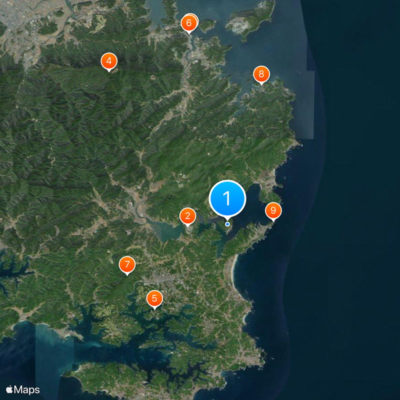 Watakanojima Map