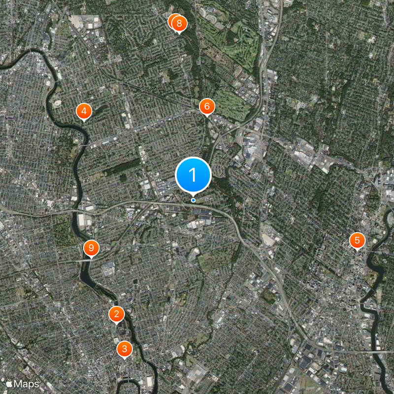 Saddle Brook Map