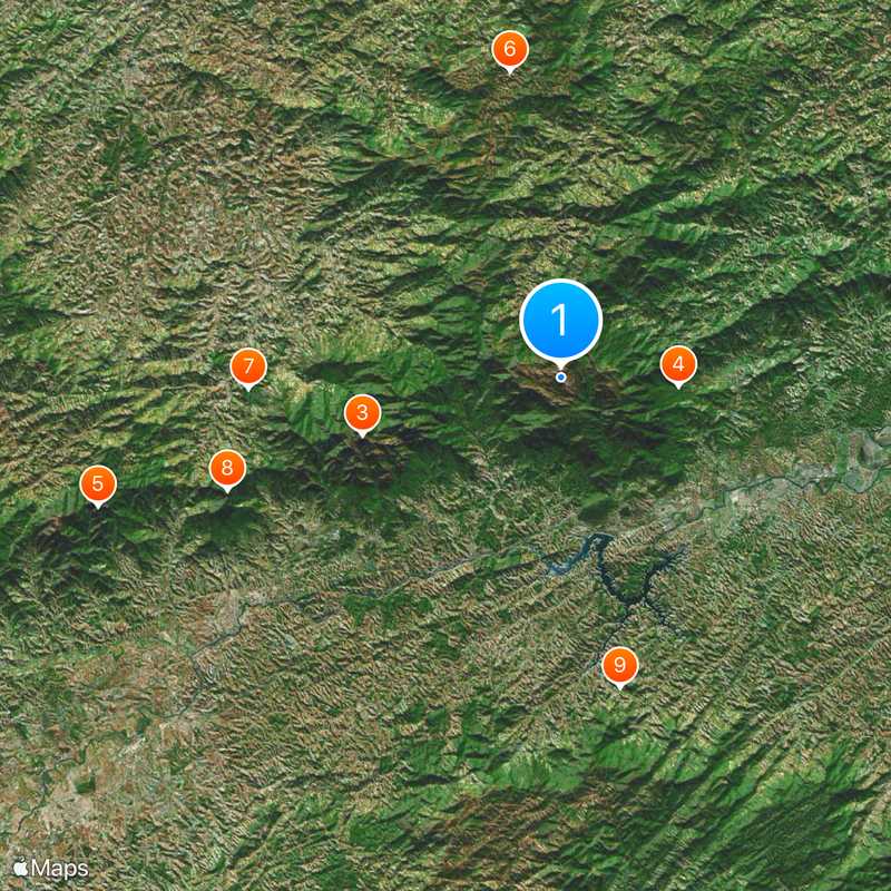 Pico das Agulhas Negras Mappa