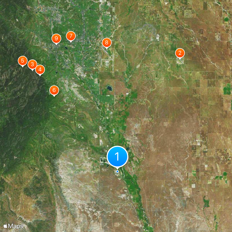 Pikes Peak International Raceway Map