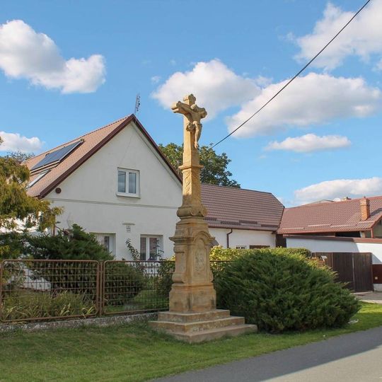 Kříž v Mohelnici na ulici Dolní Krčmy