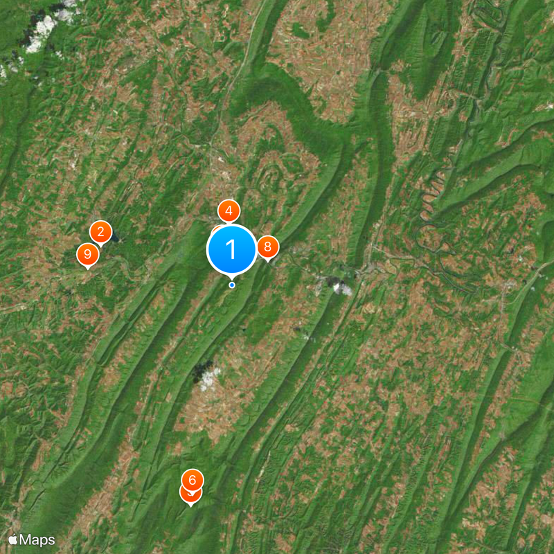 Omni Bedford Springs Resort Map