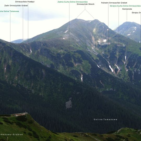 Mała Szczelina w Tomanowym Grzbiecie