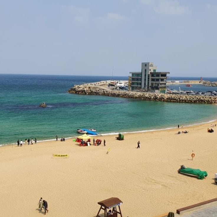 안목해변