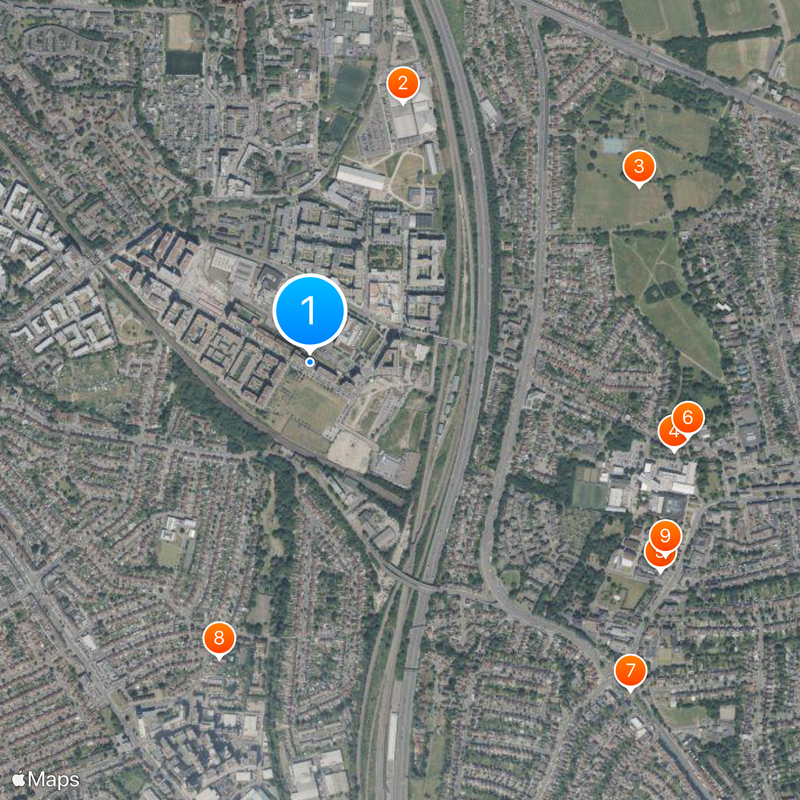 Hendon Police College Map