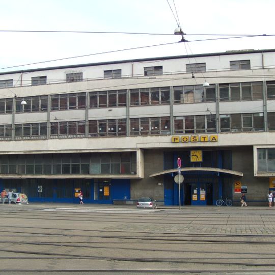 Train post office in Brno