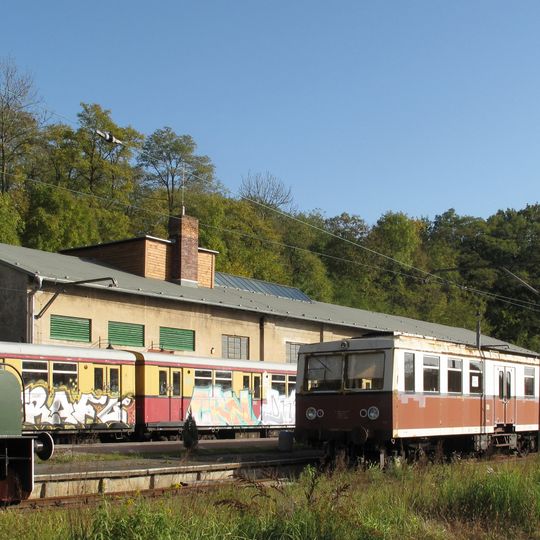 Eisenbahnmuseum im Bahnhof Buckow