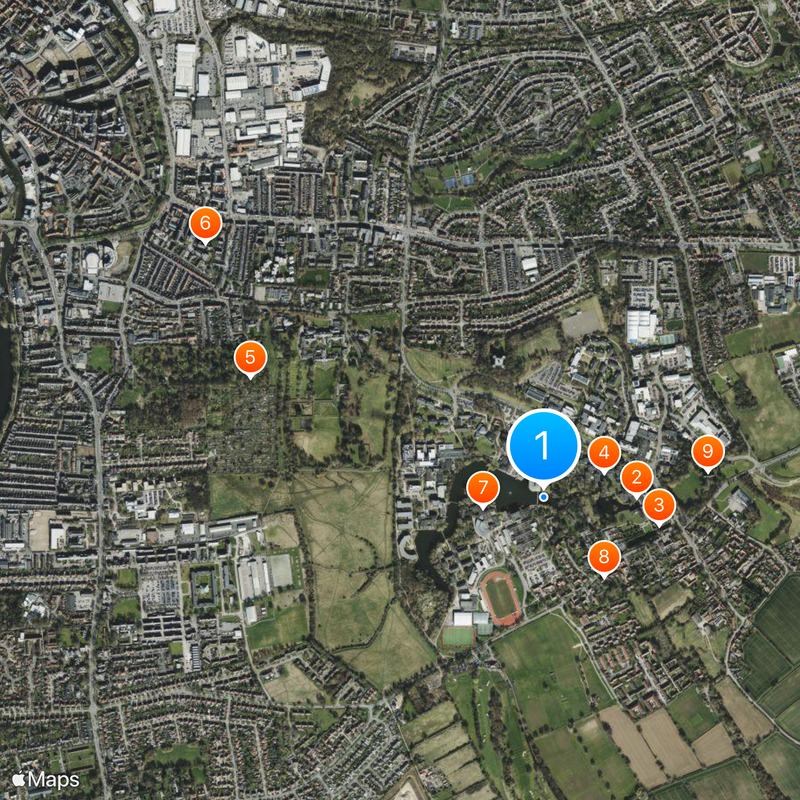 University of York Map