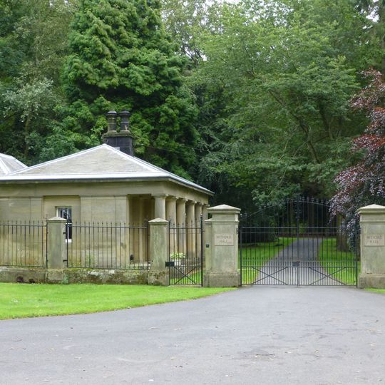 Screen Wall And Piers At Entrance To Mitford Hall
