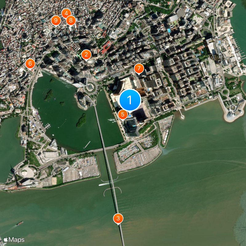 MGM Macau Map