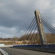 Bridge over the Rožnovská Bečva in Hrachovec