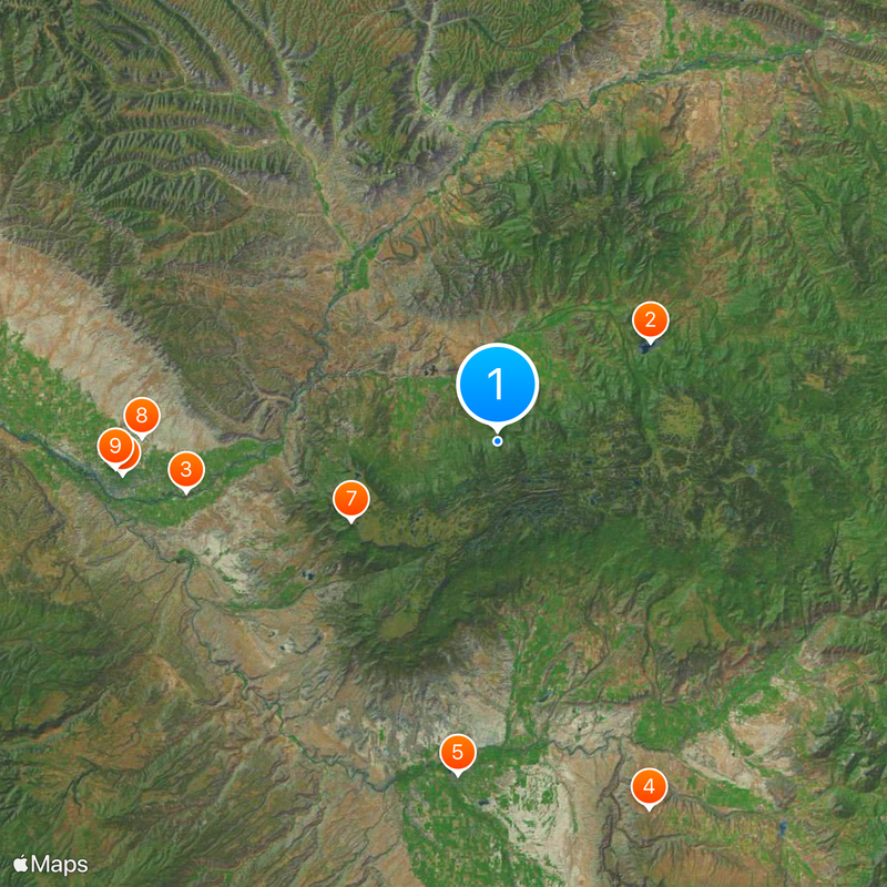 Grand Mesa Map
