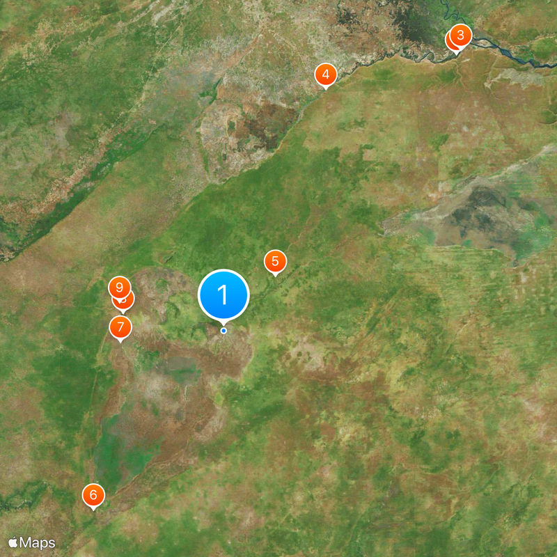 Chobe National Park Map