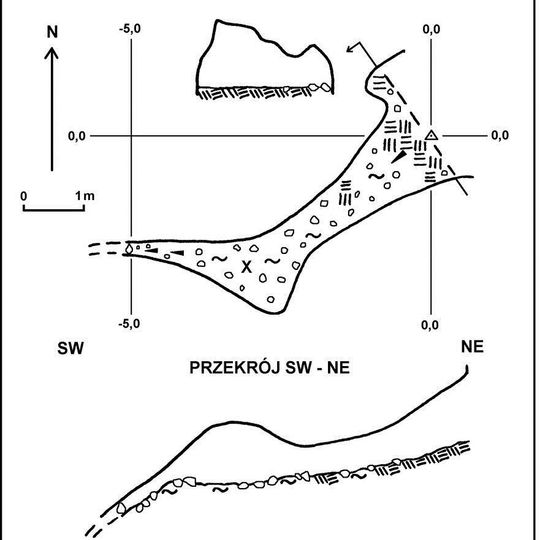 Korytarzyk w Żlebie Niedźwiedź