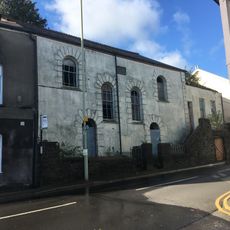 Penuel Presbyterian Church of Wales including forecourt walls and railings