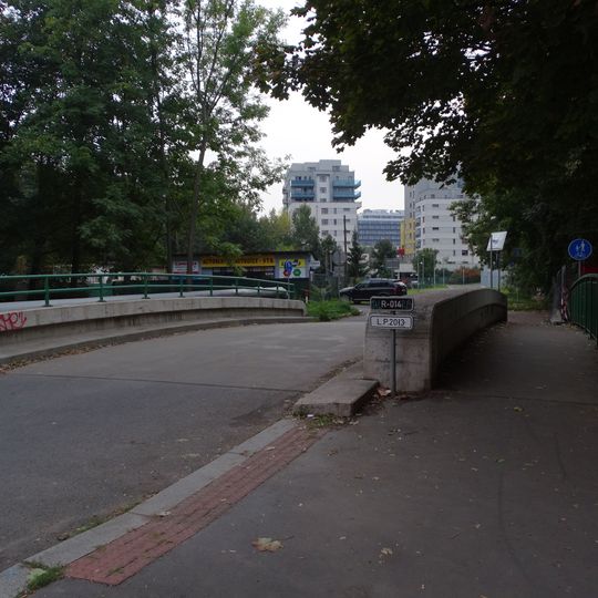 Bridge of Piskáčkových street over the Rokytka
