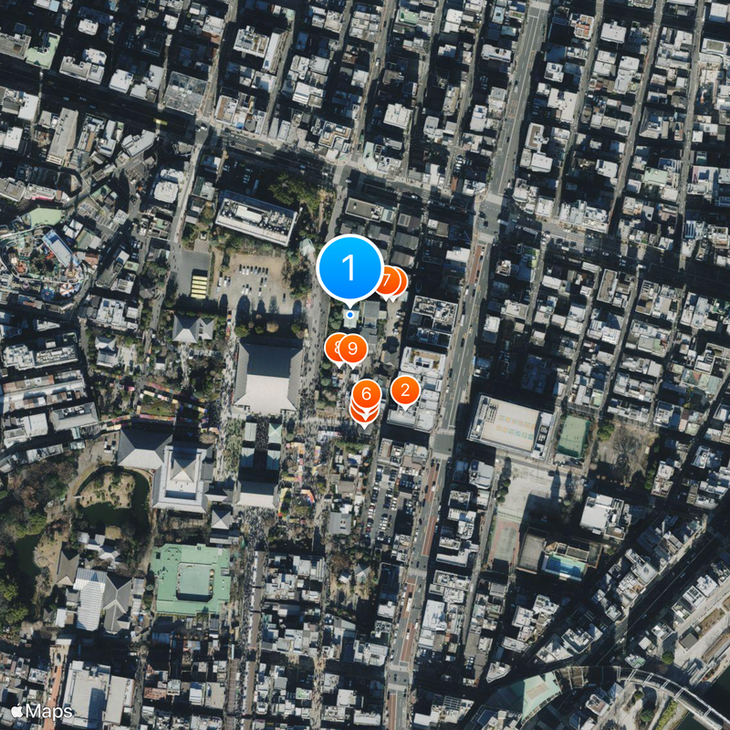 Asakusa Shrine Mapa