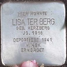 Stolperstein em memória de Lisa ter Berg