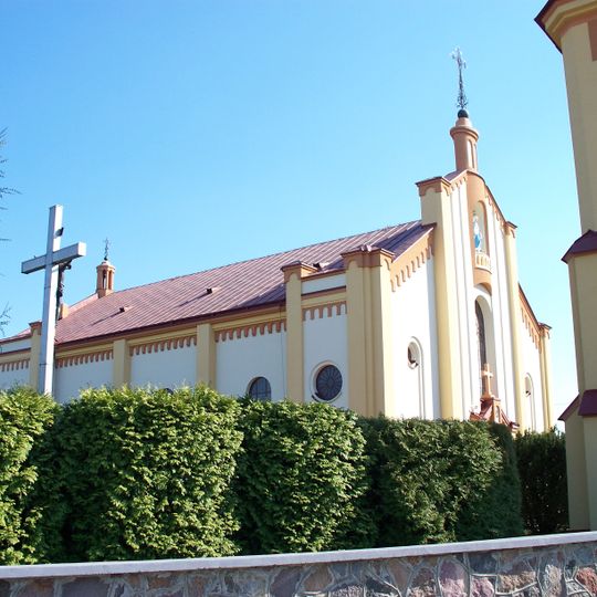 Assumption church in Waniewo