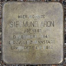 Stolperstein en memoria de Siegmund Aron