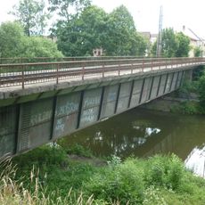 Železniční most přes Nežárku v Jindřichově Hradci