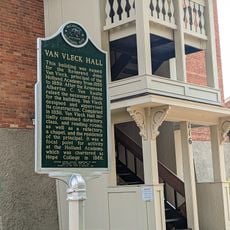 Van Vleck Hall Historical Marker