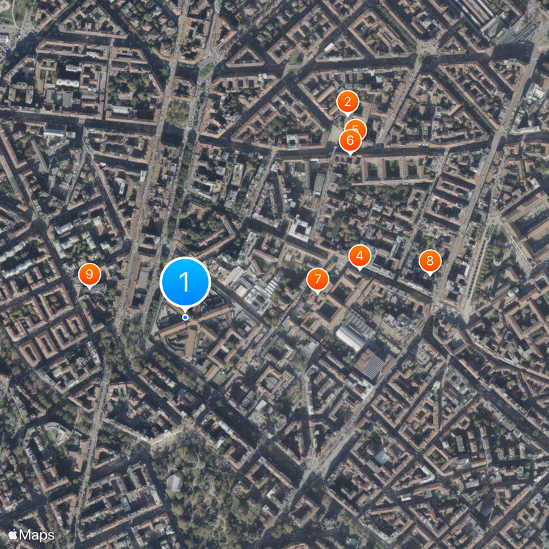 Carcere di San Vittore Mapa