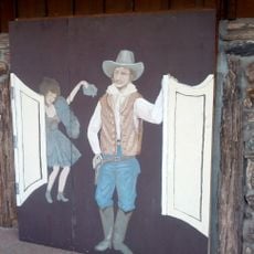 Mural of Billy The Kid, Flirting Woman