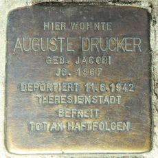 Stolperstein dedicated to Auguste Drucker