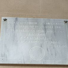 Los Matarifes Municipales de Barcelona a la memória de Sir Alexander Fleming