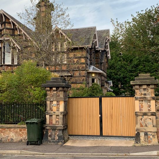 Edinburgh, 3 Napier Road, Rockville, Boundary Walls And Gate Piers