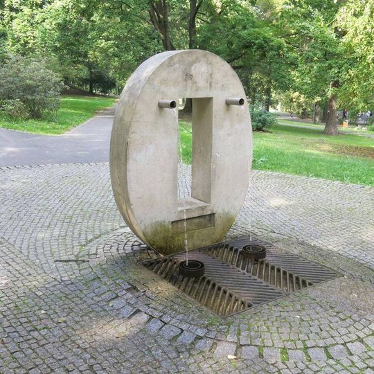 Fontána 5 v Městských sadech v Ústí nad Labem