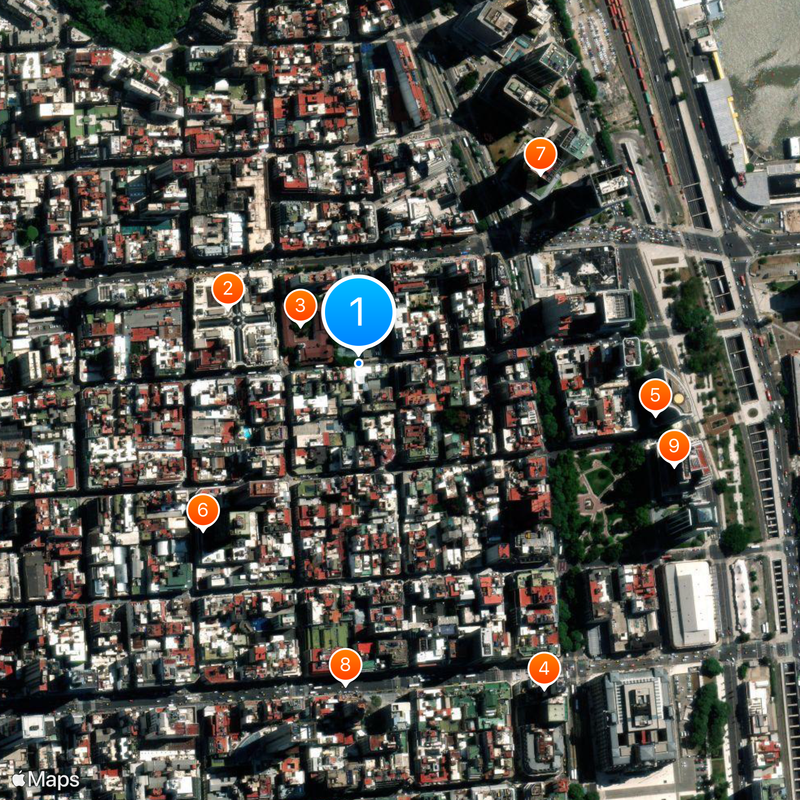 University of Buenos Aires Map