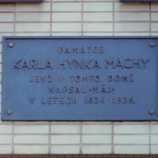 Plaque to Karel Hynek Mácha