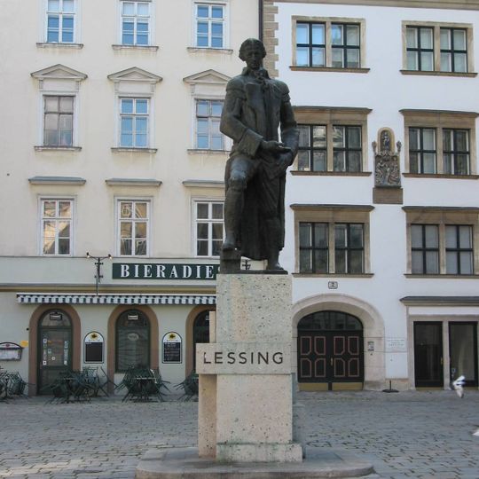 Statue of Lessing, Judenplatz, Vienna
