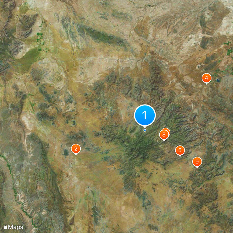 Contea di Jeff Davis Mappa