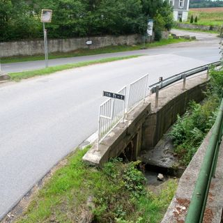 Bridge of Bubovická street in Bubovice