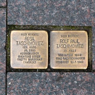Stolperstein dedicated to Rolf Paul Taschimowitz