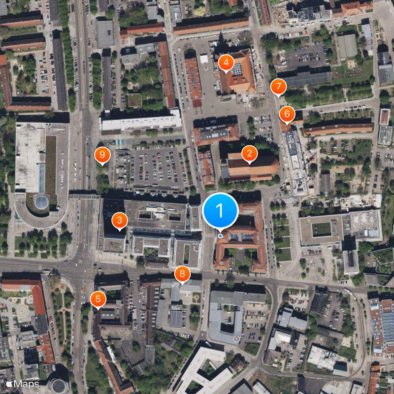 European University Viadrina Map