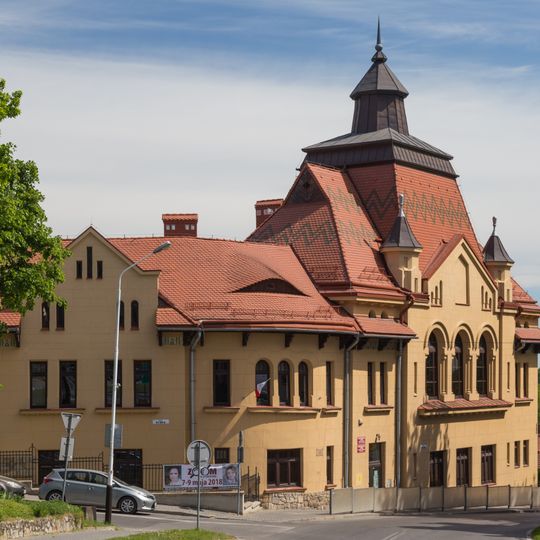 Former house of the Ukrainian People's Society Prosvita, now town library in Leżajsk