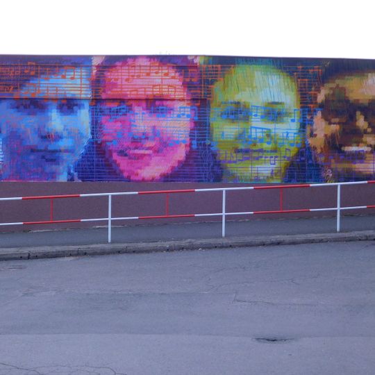 Mural in Střížkovská street