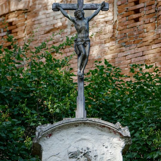 Kříž u cesty za tratí ve Stoupně v Horní Polici