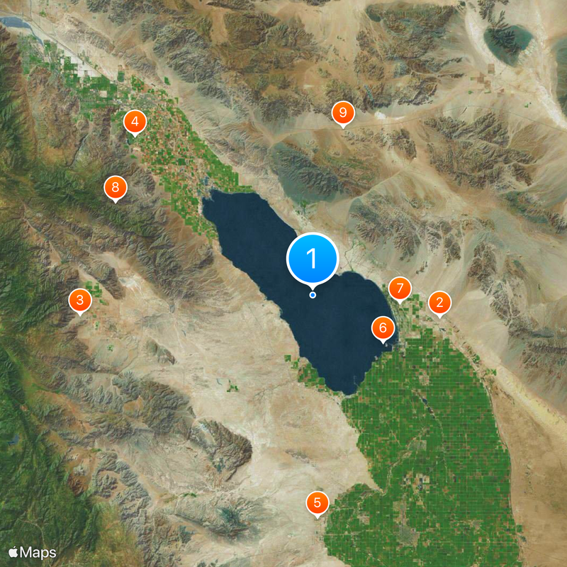 Lake Cahuilla Map