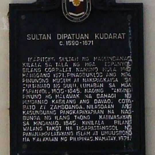 Sultan Dipatuan Kudarat historical marker