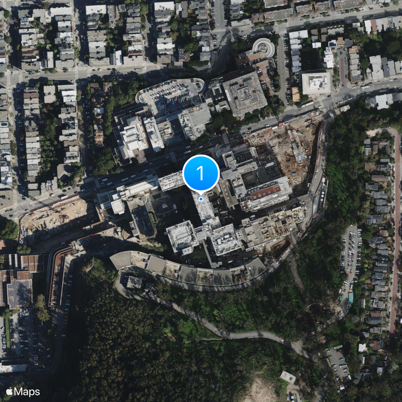 University of California, San Francisco Map