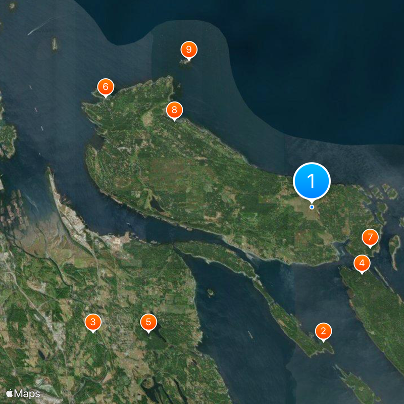 Gabriola Island Map