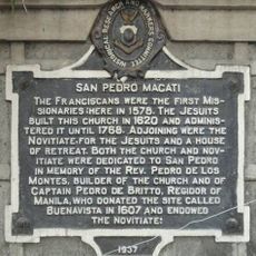 San Pedro Macati historical marker