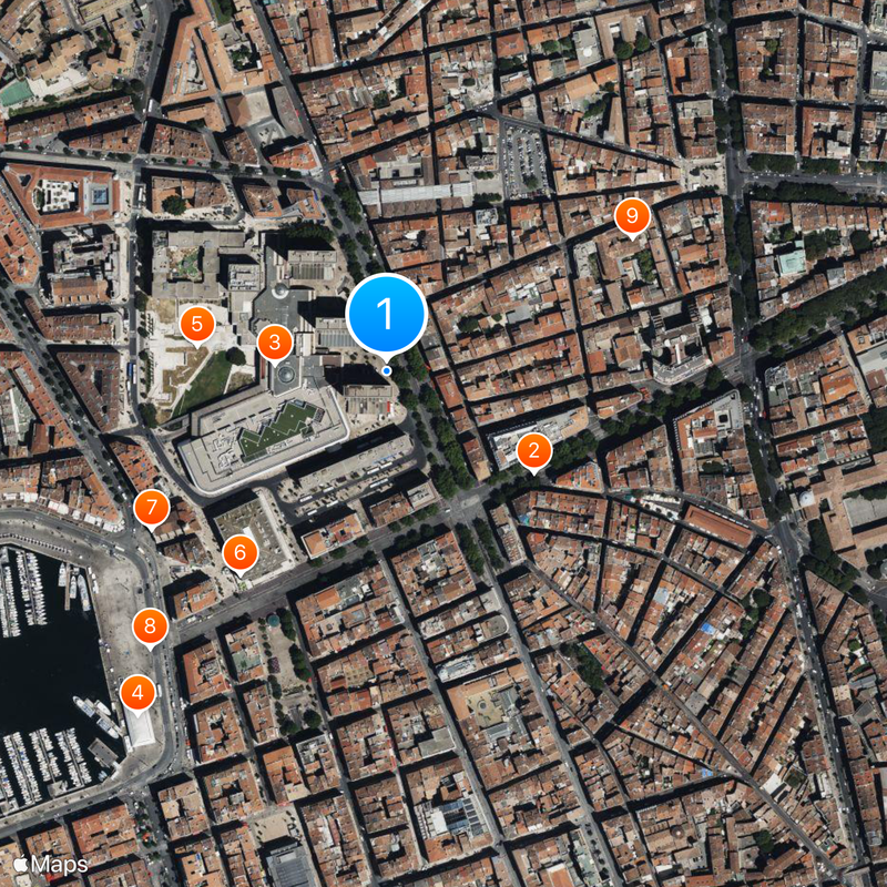 Metro de Marsella Mapa