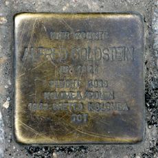 Stolperstein dedicated to Alfred Goldstein